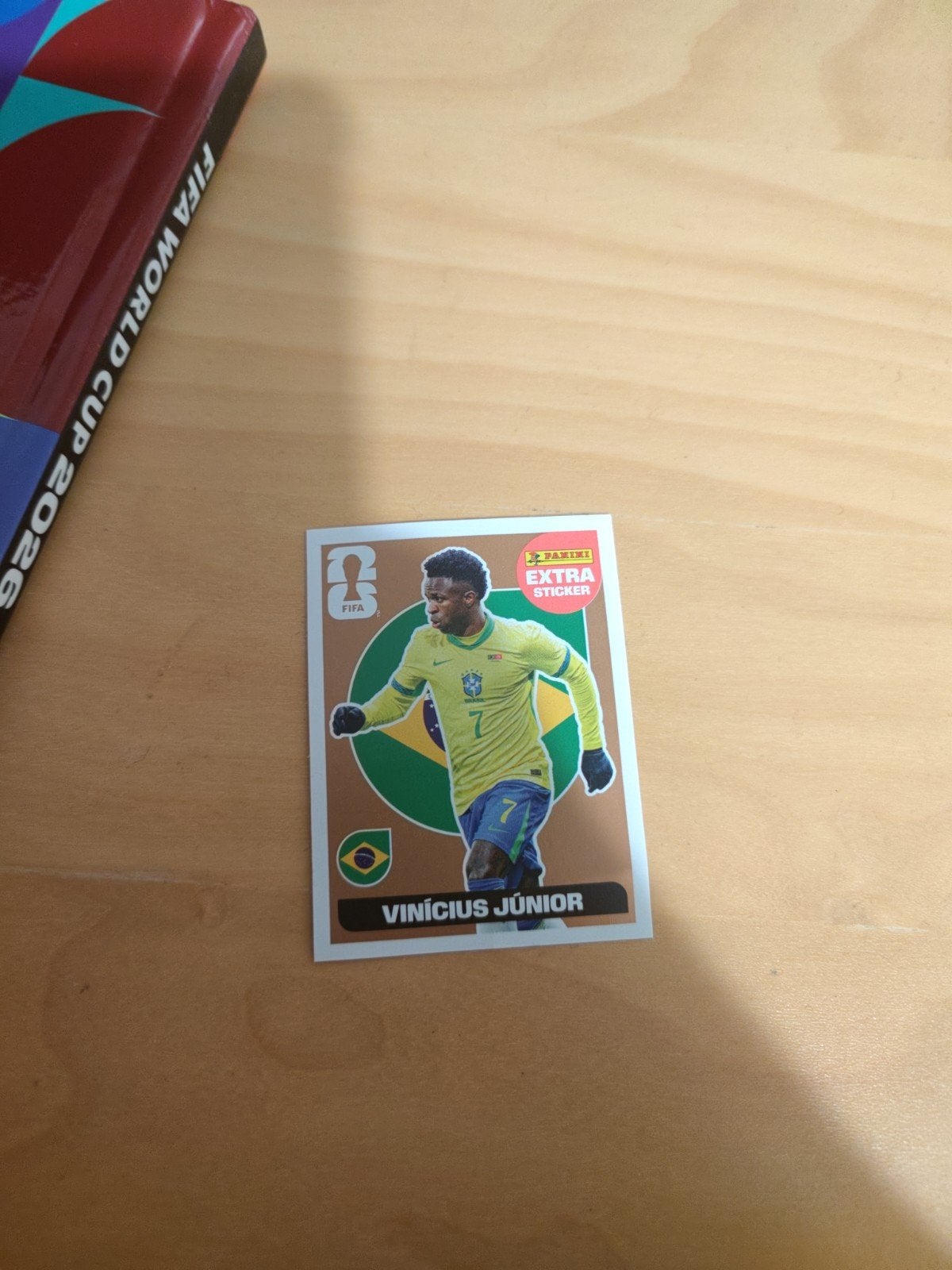 Panini FIFA World Cup 2026 Extra Sticker Vinícius Júnior, Ophalen of Verzenden, Nieuw, Sport