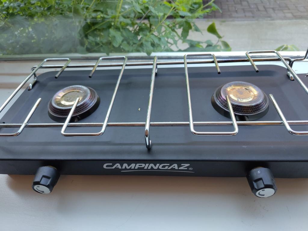Campingaz - Draagbaar 2-pits gastoestel voor kamperen, Ophalen, Zo goed als nieuw