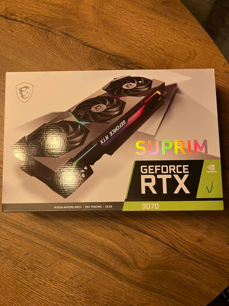 NVIDIA GeForce RTX 3070 SUPRIM X 8GB videokaart, Computers en Software, GDDR6, PCI-Express 4, Ophalen of Verzenden, Zo goed als nieuw