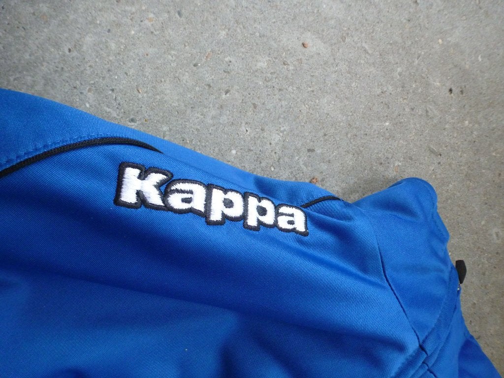 broek + jack KAPPA zwart blauw 42 -GRATIS zend, Overige kleuren, Verzenden, Maat 42/44 (L), Fitness of Aerobics