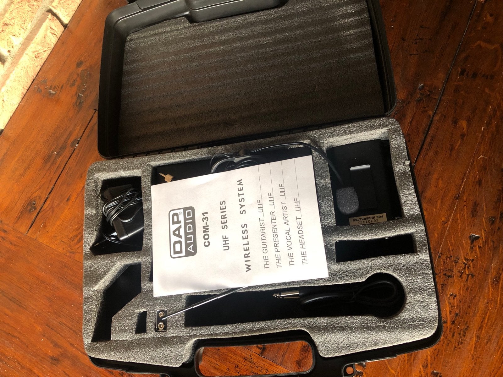 DAP Audio COM-31 UHF Draadloos Microfoonsysteem, Ophalen of Verzenden, Zo goed als nieuw, Overige typen, Draadloos