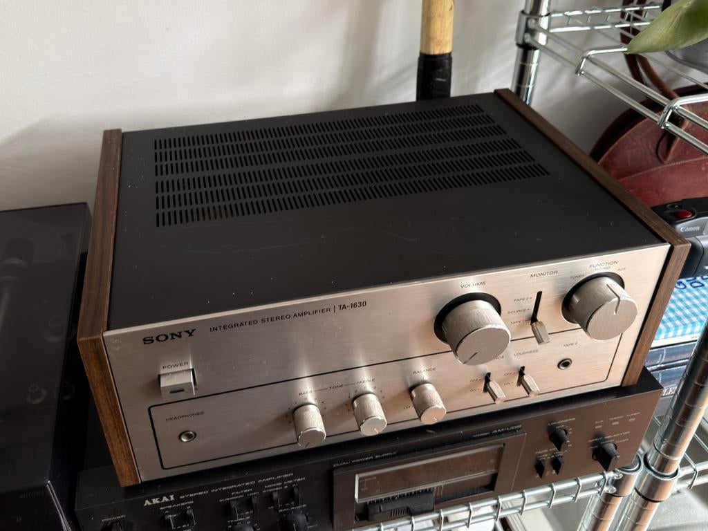 Sony TA-1630 vintage versterker made in Japan, Ophalen of Verzenden, Zo goed als nieuw, Sony