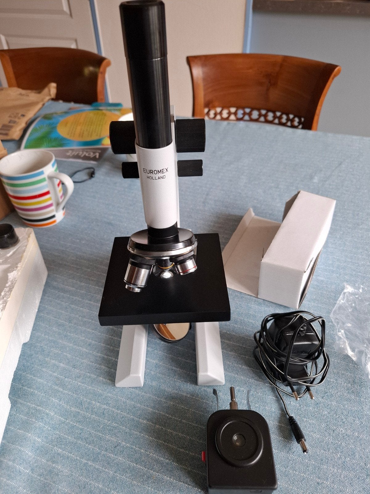 euromex microscoop, Ophalen of Verzenden, Zo goed als nieuw
