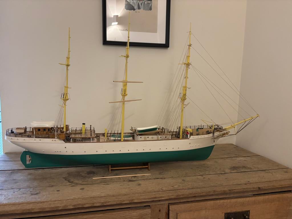 Billing Boats Denmark 90cm houten scheepsmodel zeilschip, Hobby en Vrije tijd, Modelbouw | Boten en Schepen, Ophalen, Gebruikt