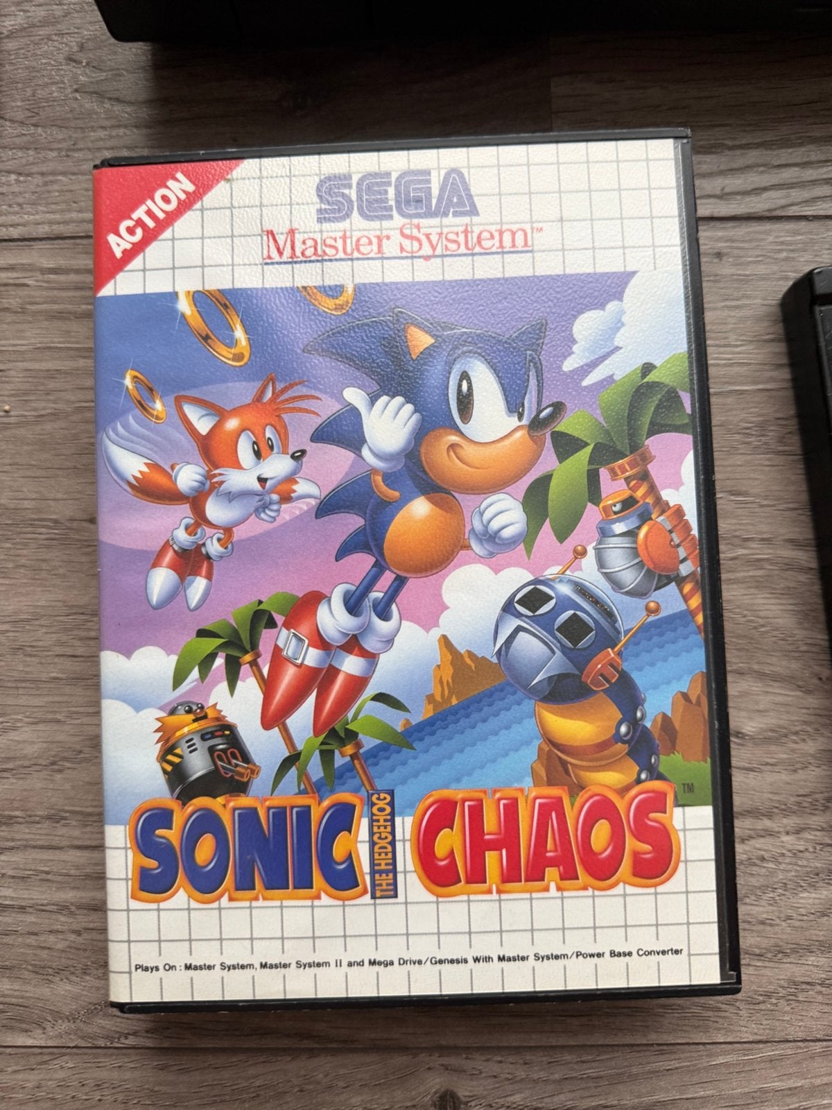 Sonic Chaos Master system., Spelcomputers en Games, Avontuur en Actie, 1 speler, Ophalen of Verzenden, Zo goed als nieuw