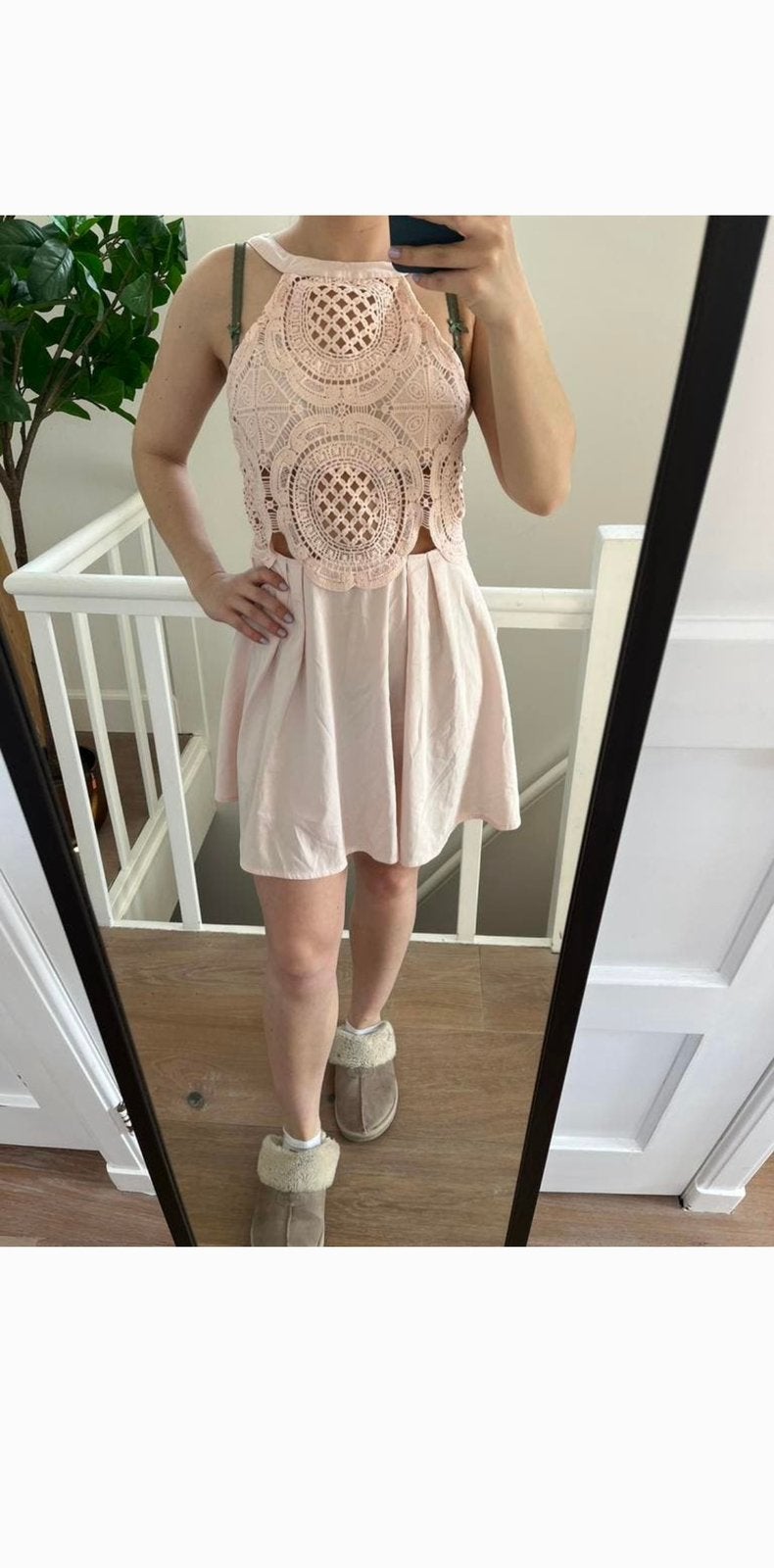 Roze jurk maat S / 36, Kleding | Dames, Jurken, Ophalen, Roze, Maat 36 (S), Boven de knie