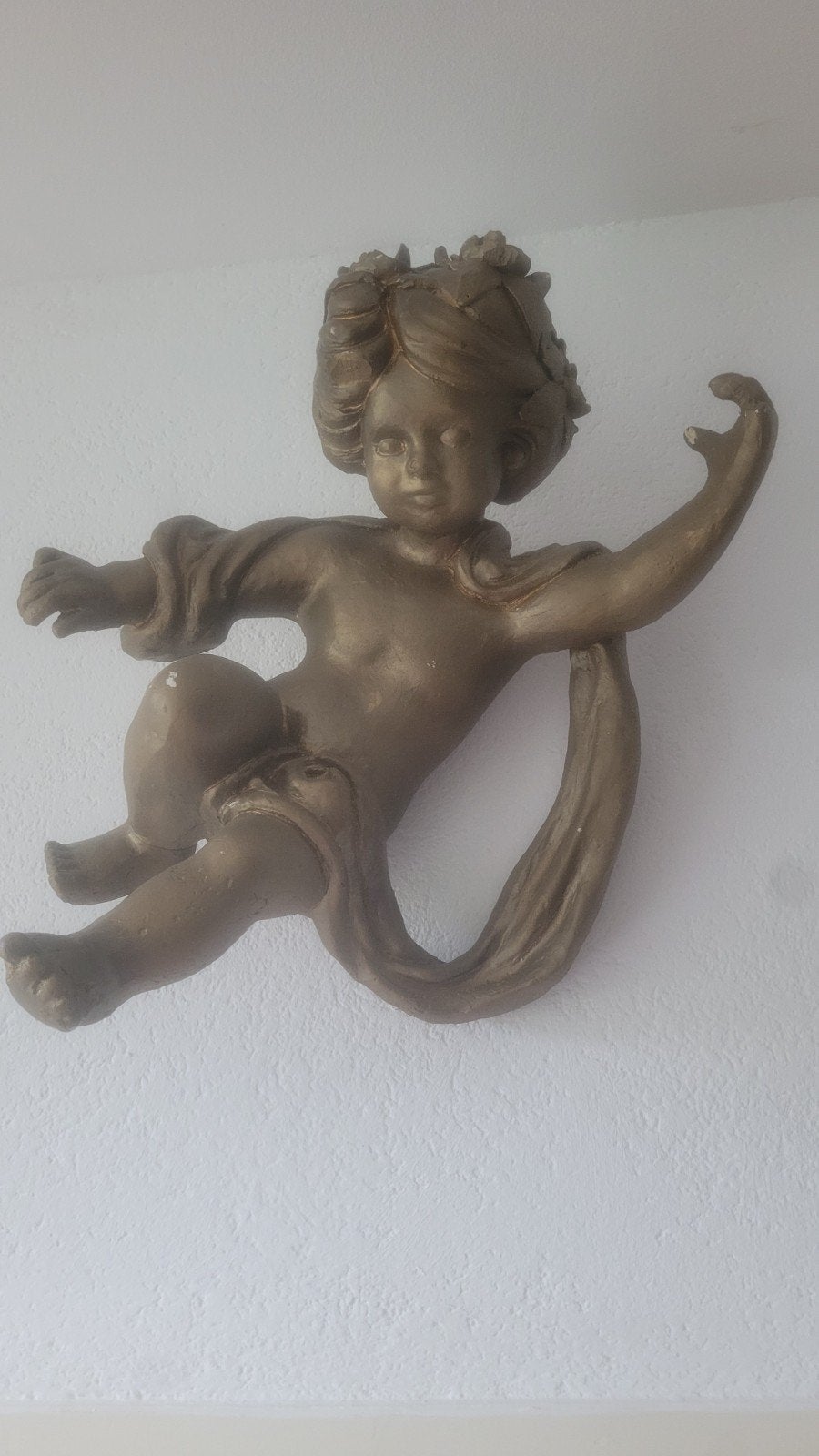 Cherubijn  beschermengel, Antiek en Kunst, Kunst | Beelden en Houtsnijwerken, Ophalen