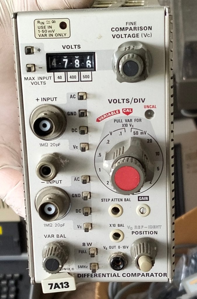 Differential comparator tektronix 7A13, Ophalen, Overige typen