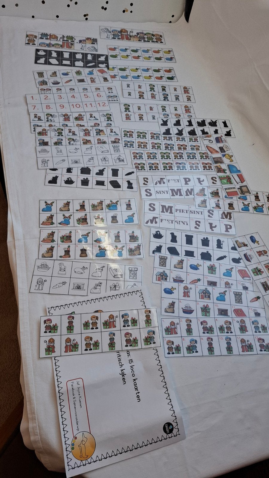 Sinterklaas Loco Kaarten - Kritisch Kijken, Ophalen of Verzenden, Zo goed als nieuw, Puzzelen