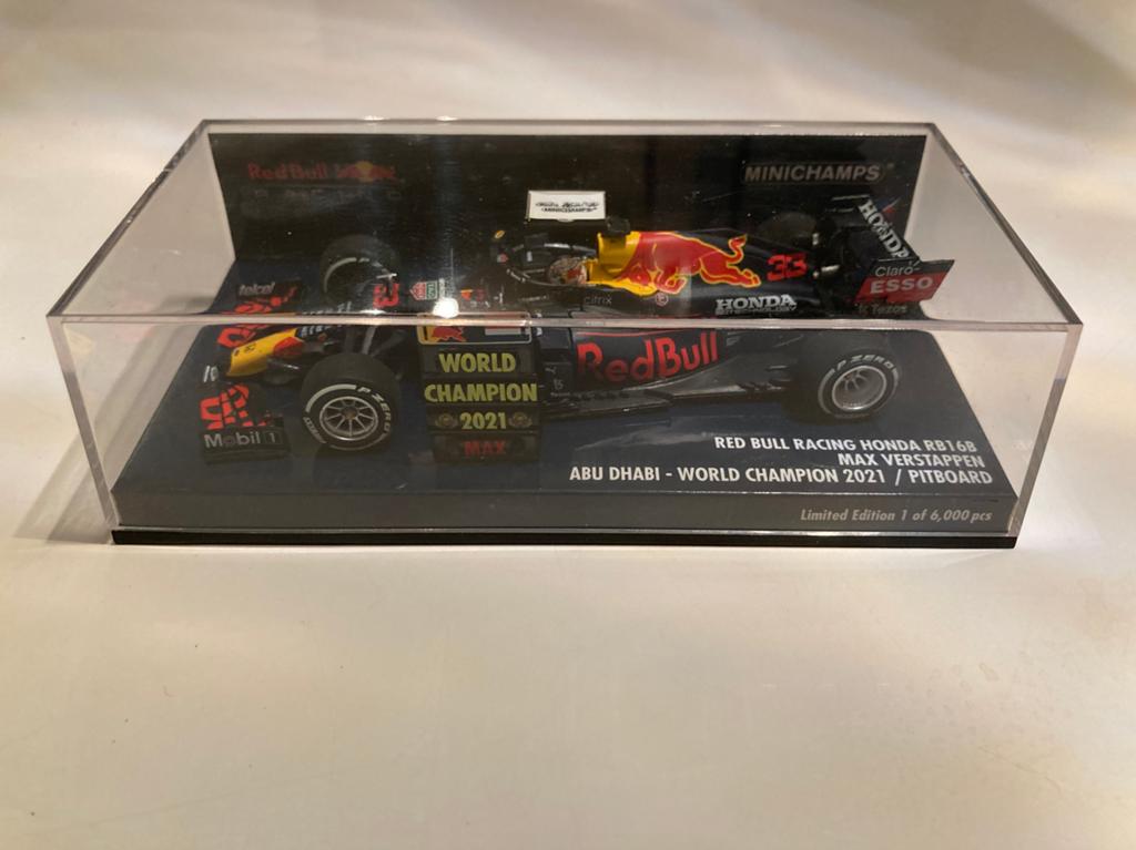 Max Verstappen rb16b Abu Dhabi world champignon 2021, Ophalen of Verzenden, Nieuw, Formule 1