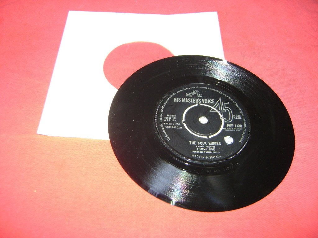 TOMMY ROE - THE FOLK SINGER, Originele persing, 7 inch, Ophalen of Verzenden, Zo goed als nieuw