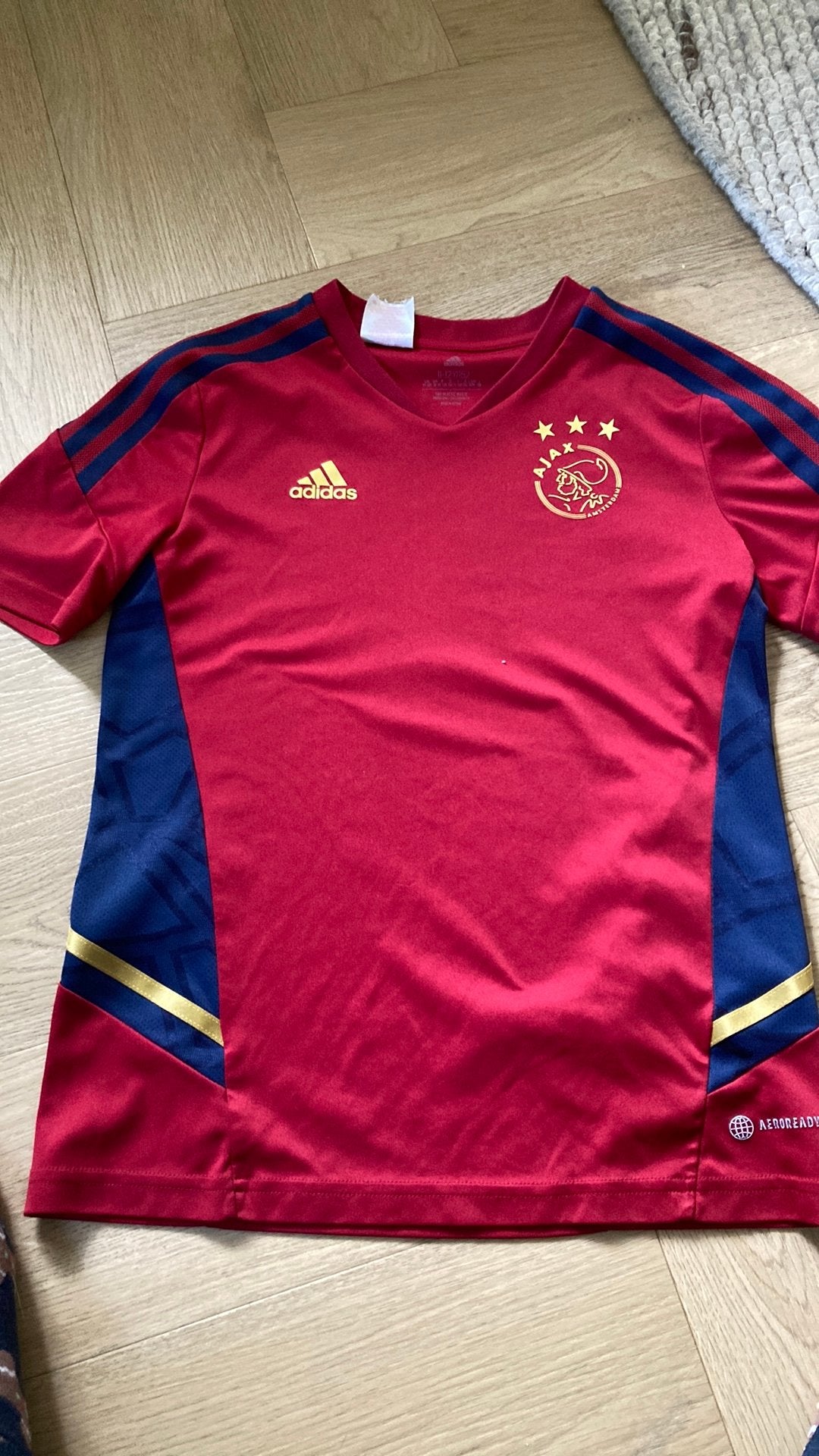 Origineel Ajax shirt maat 152, Sport en Fitness, Voetbal, Maat XS of kleiner, Ophalen of Verzenden, Zo goed als nieuw, Shirt