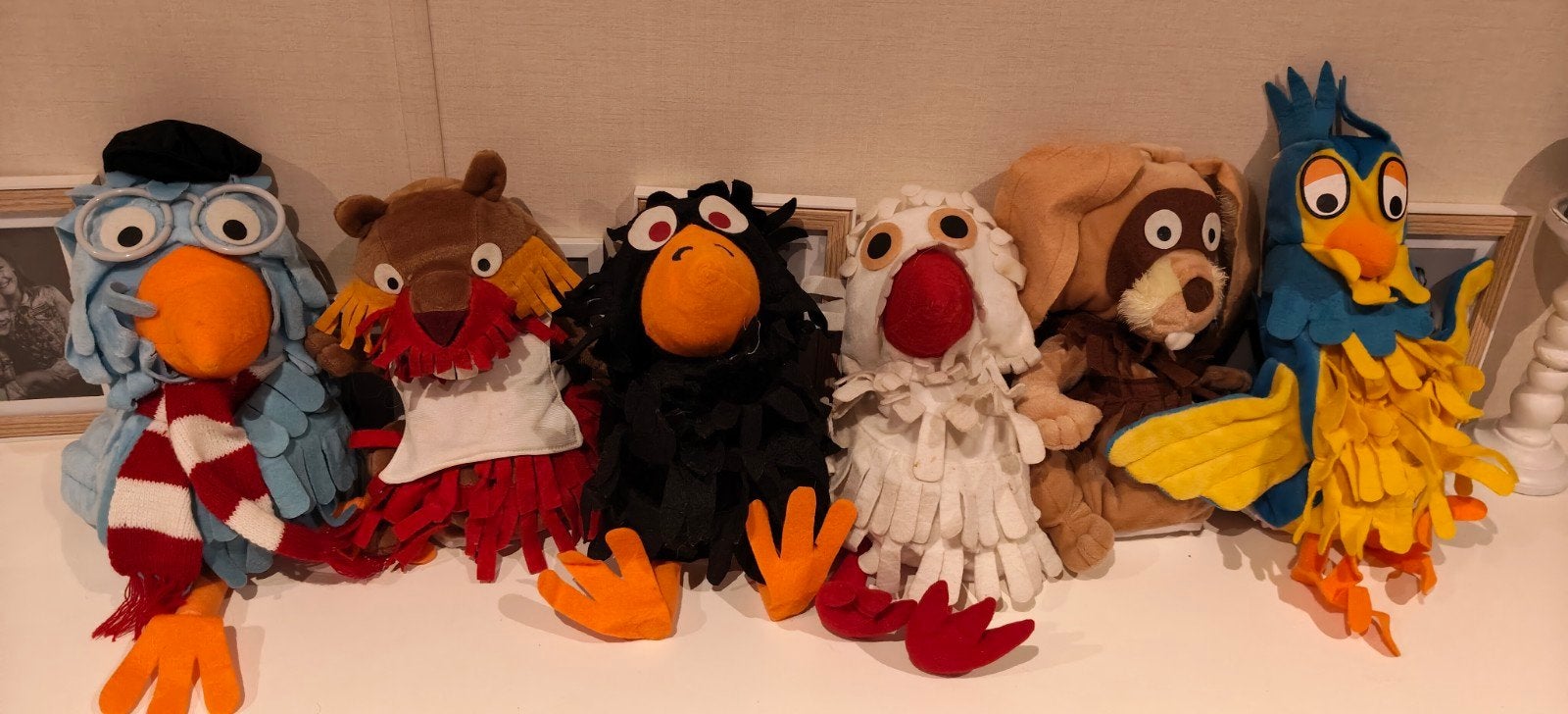 Grote collectie meneer de uil  knuffels - 6 stuks, Overige merken, Overige typen, Ophalen of Verzenden, Zo goed als nieuw