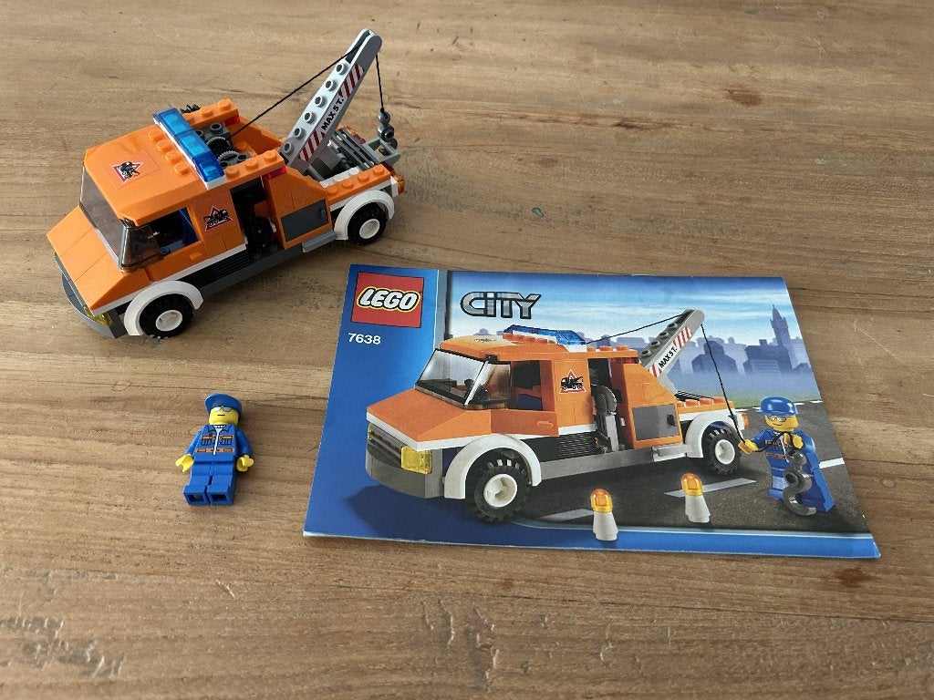 Lego City 7638 Sleepwagen, Kinderen en Baby's, Speelgoed | Duplo en Lego, Zo goed als nieuw, Lego, Complete set, Compleet, Inclusief instructies
