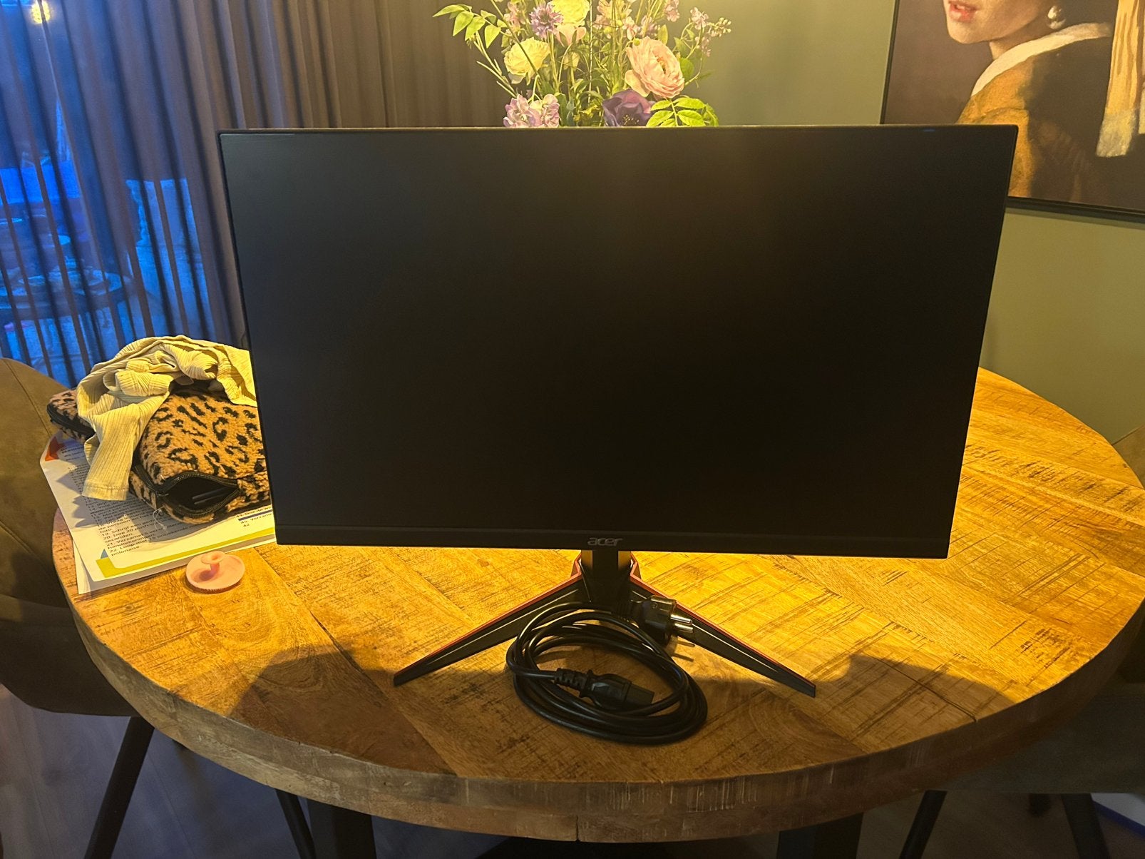 Acer game monitor 24”, Ophalen, Zo goed als nieuw, Full HD, 60 Hz of minder