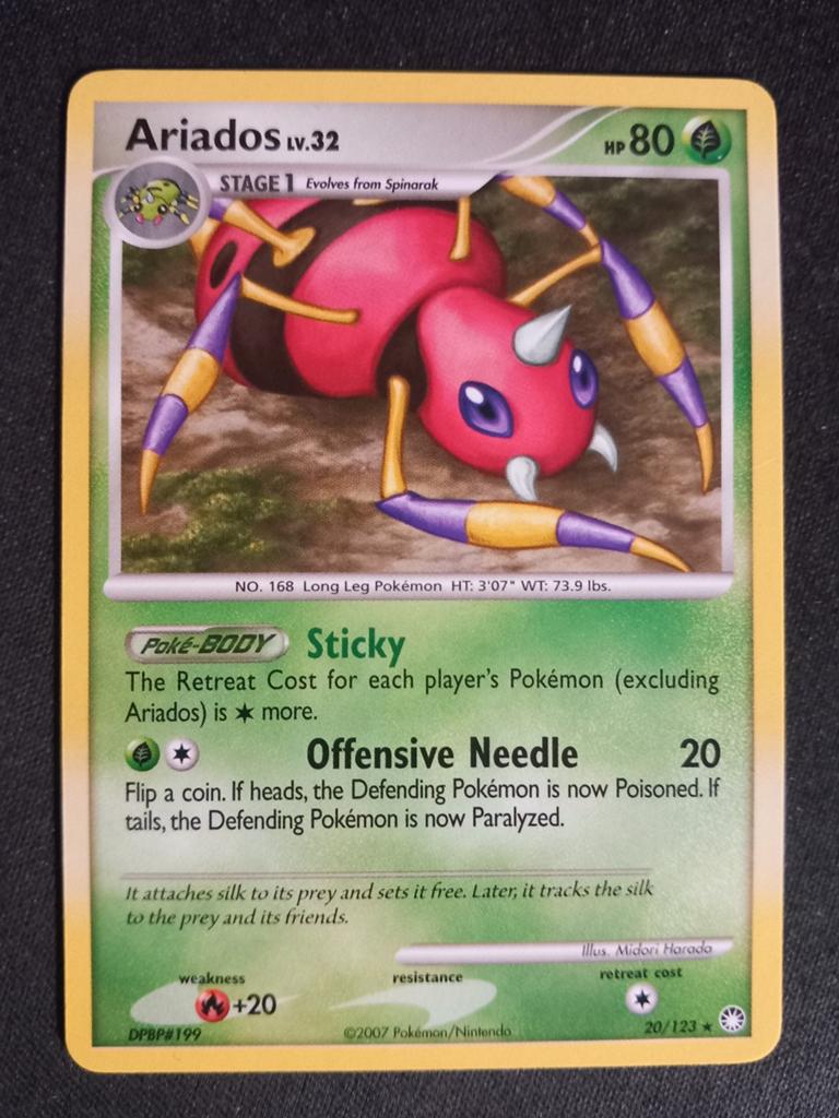 Pokemon Ariados 20/123 Mysterious Treasure Rare Excellent, Verzenden, Zo goed als nieuw, Losse kaart