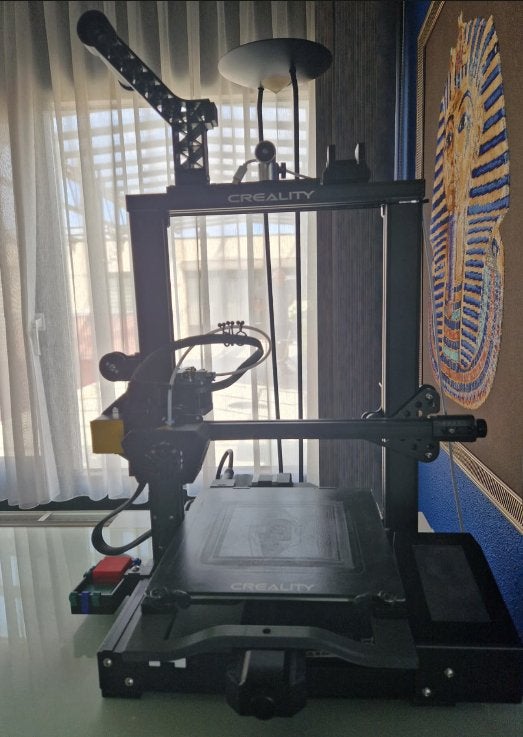 3d printer CrEALITY CR 6 SE, Computers en Software, 3D Printers, Ophalen, Zo goed als nieuw, Filament, Creality