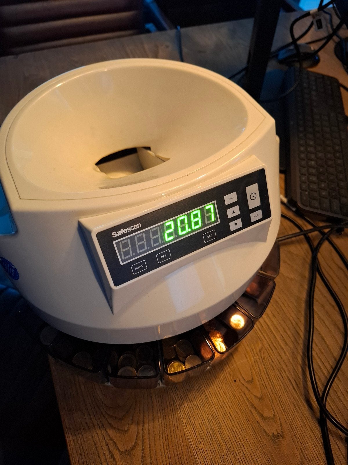 Safescan geldtelmachine, Ophalen, Gebruikt