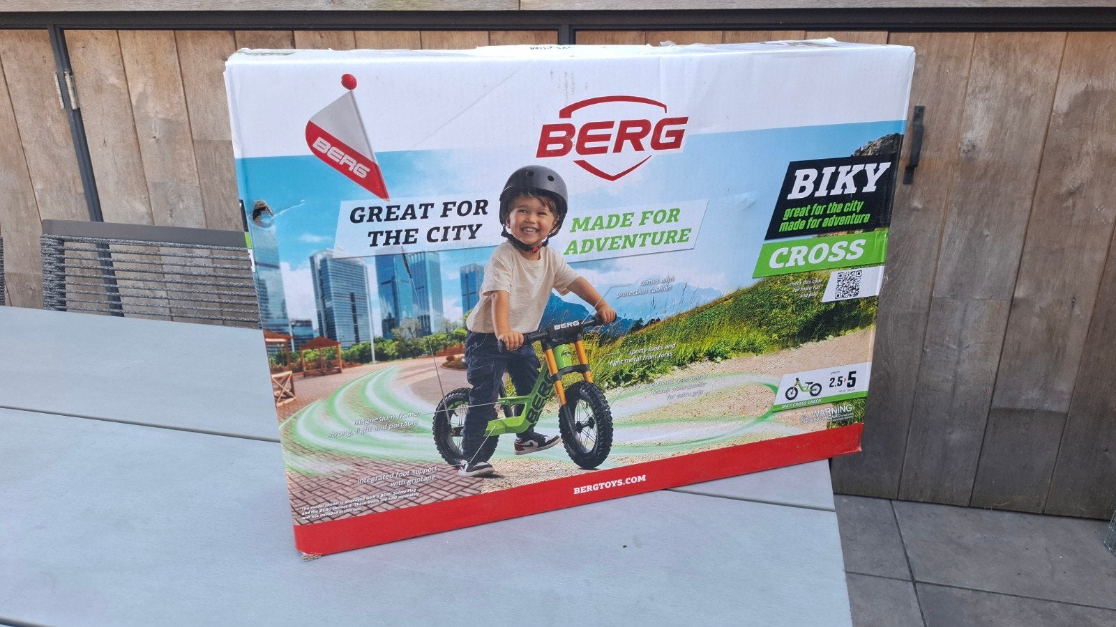 Loopfiets berg biky cross green nieuw in doos, Ophalen of Verzenden, Nieuw, BERG