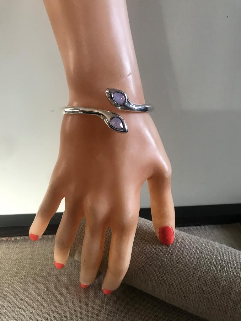 Uno de 50 armband (90) Mrs. Aruna, Sieraden, Tassen en Uiterlijk, Armbanden, Nieuw, Overige materialen, Zilver, Met kristal, Ophalen of Verzenden
