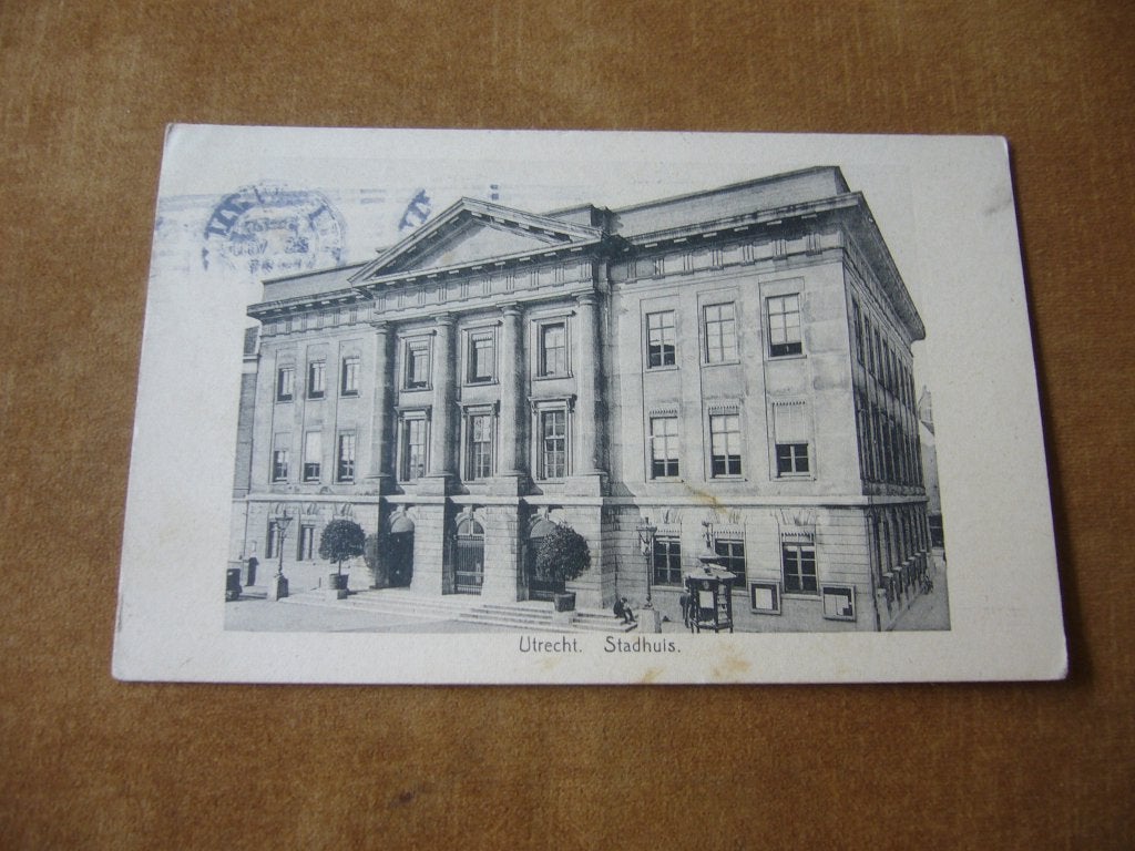 UTRECHT  =  STADHUIS  1927, Ophalen of Verzenden, 1920 tot 1940, Gelopen, Utrecht