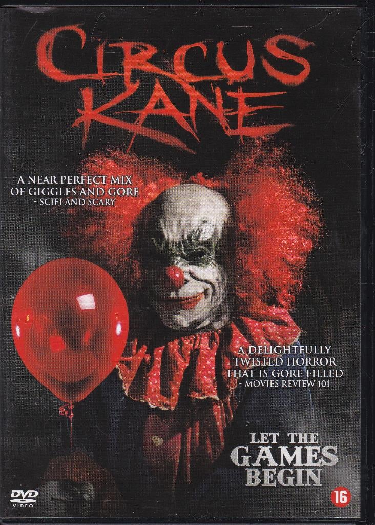 Circus Kane ֎ Jonathan Lipnicki, Mark Christopher Lawrence, Vanaf 16 jaar, Ophalen of Verzenden, Zo goed als nieuw, Slasher