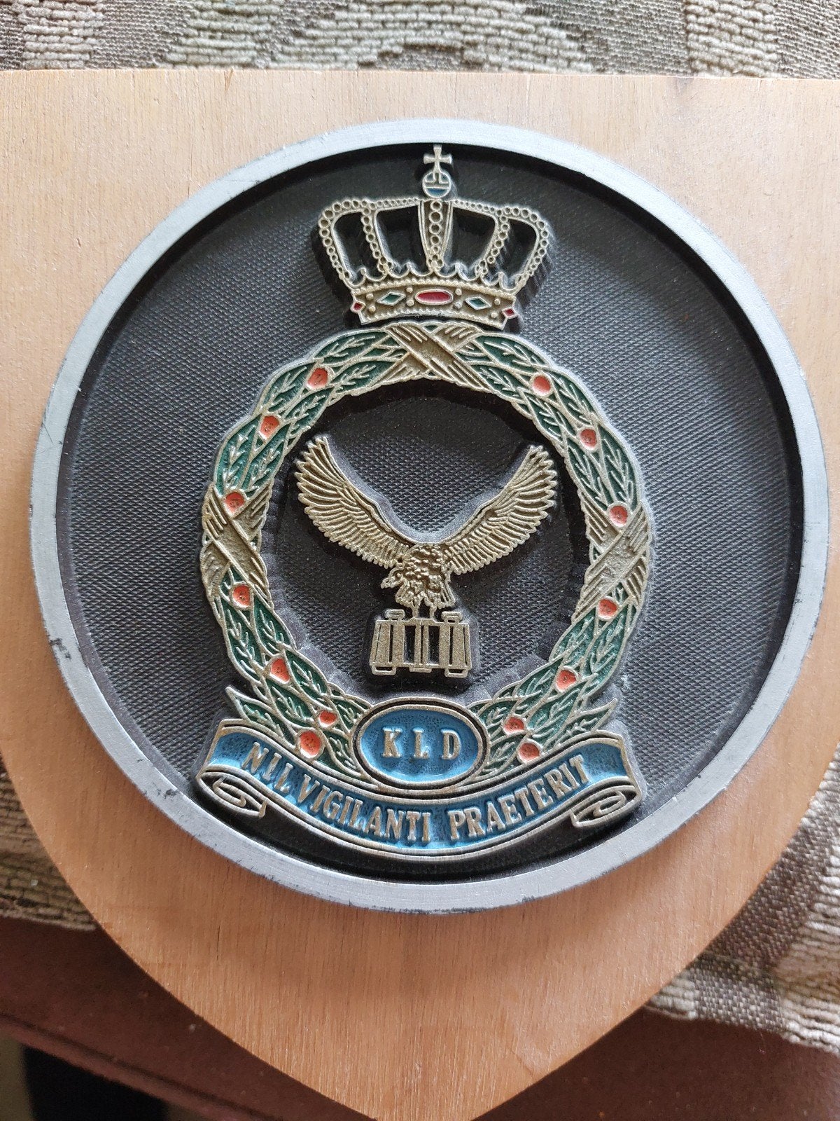 KLD Militaire Plaquette - Koninklijke Luchtmacht, Ophalen of Verzenden, Luchtmacht, Nederland