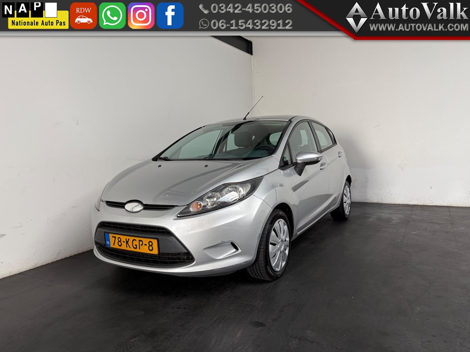 Ford Fiesta 1.25 Limited (bj 2009), Auto's, Voorwielaandrijving, Euro 5, 1242 cc, 4 cilinders