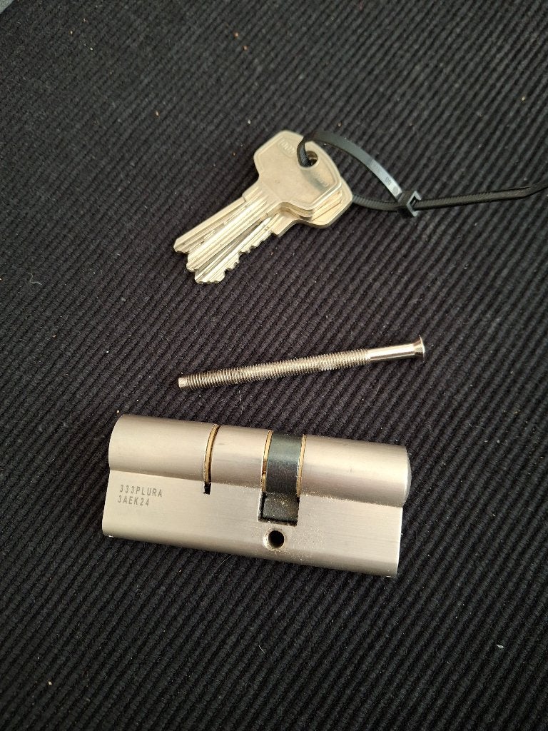 Dom Plura cilinder 30/45 SKG2 nieuw, Ophalen, Nieuw, Rvs, Slot