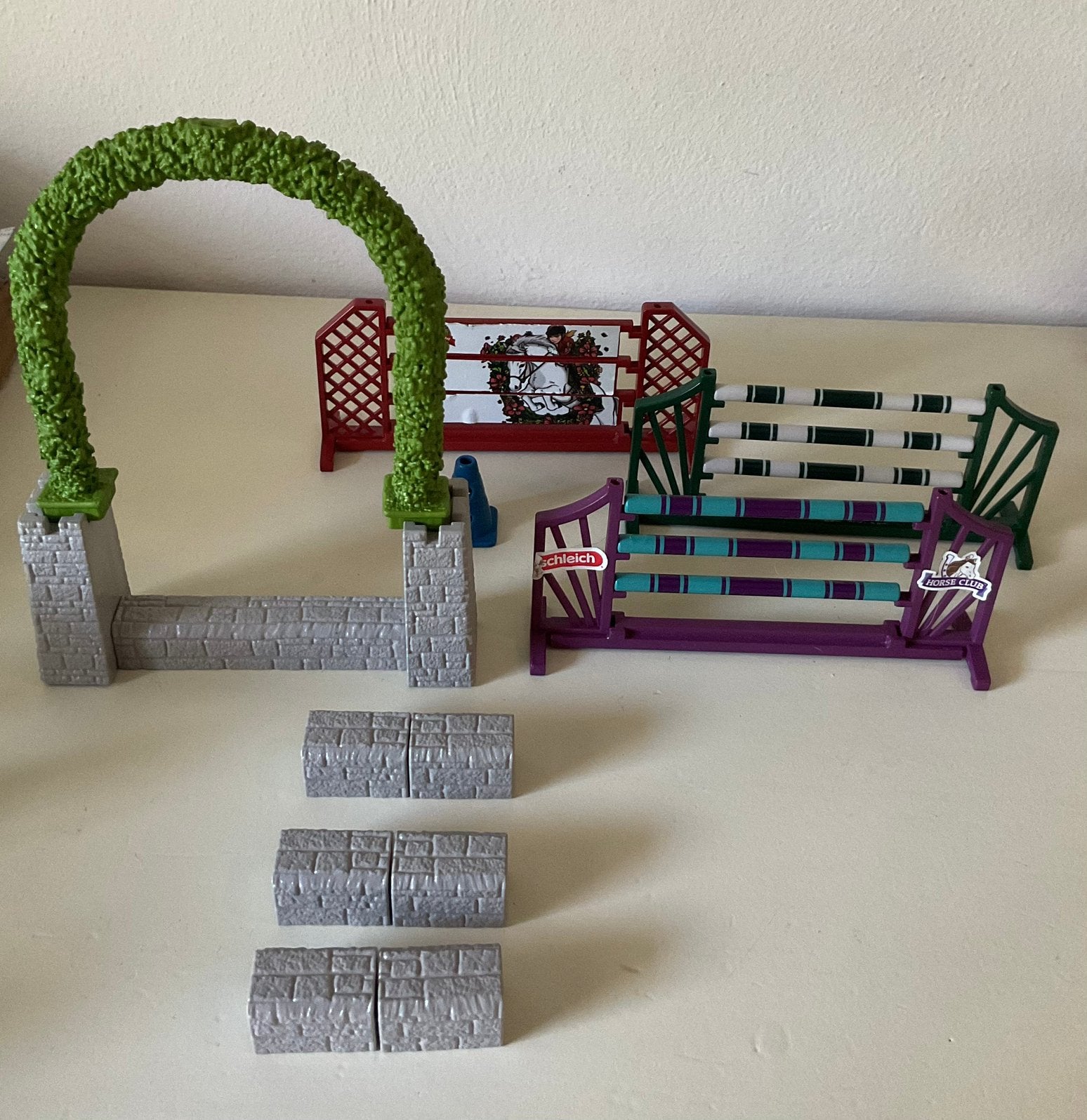 Schleich springset, Verzenden, Zo goed als nieuw, Paard, Beeldje of Figuurtje