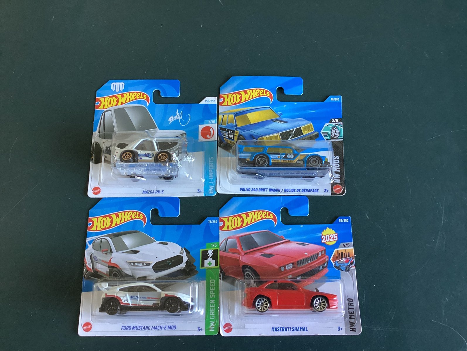 Hotwheels lot 4 autos, Ophalen of Verzenden, Nieuw, Auto