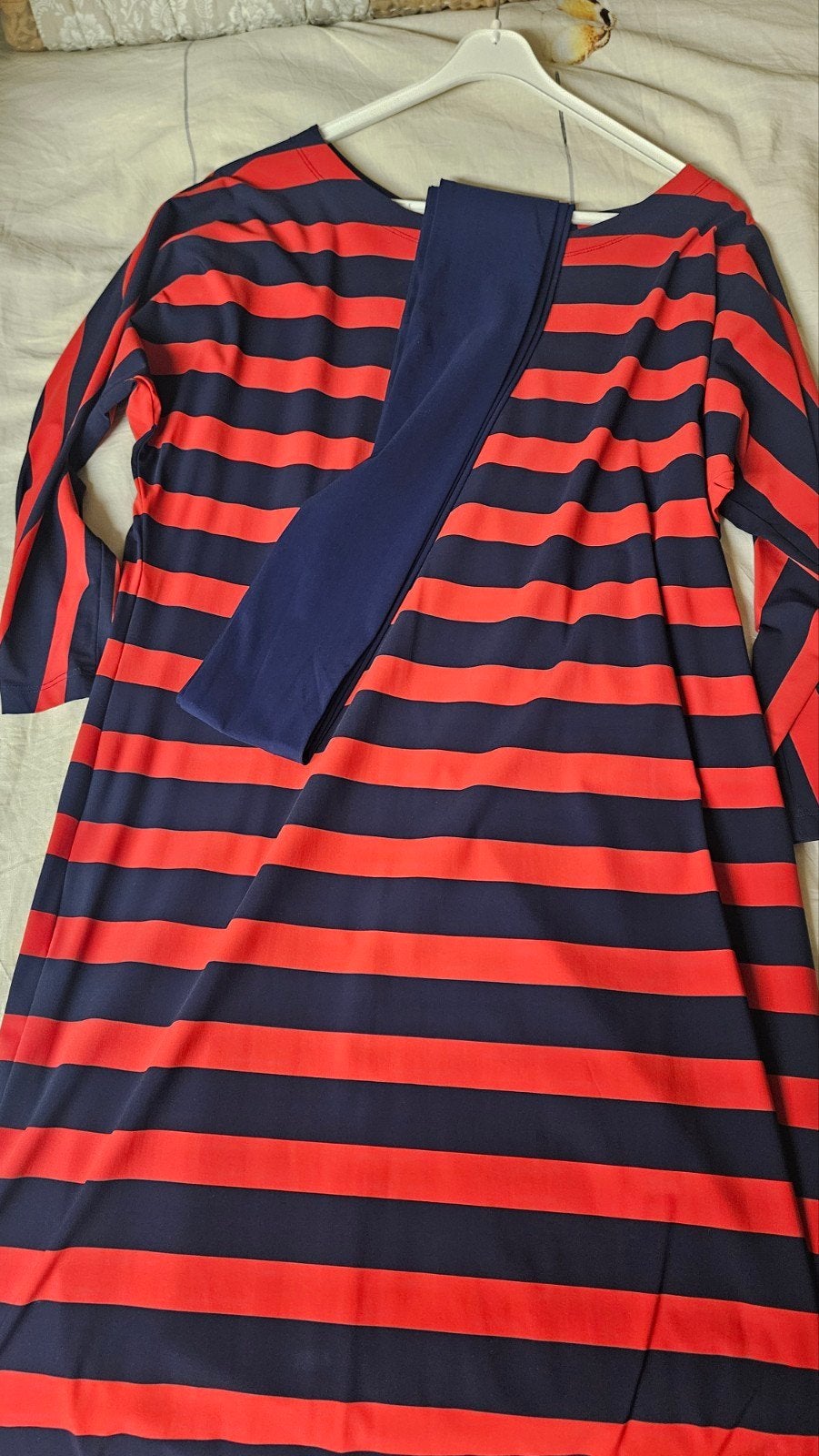 Ladress jurk L, Maat 42/44 (L), Ophalen of Verzenden, Zo goed als nieuw, Rood