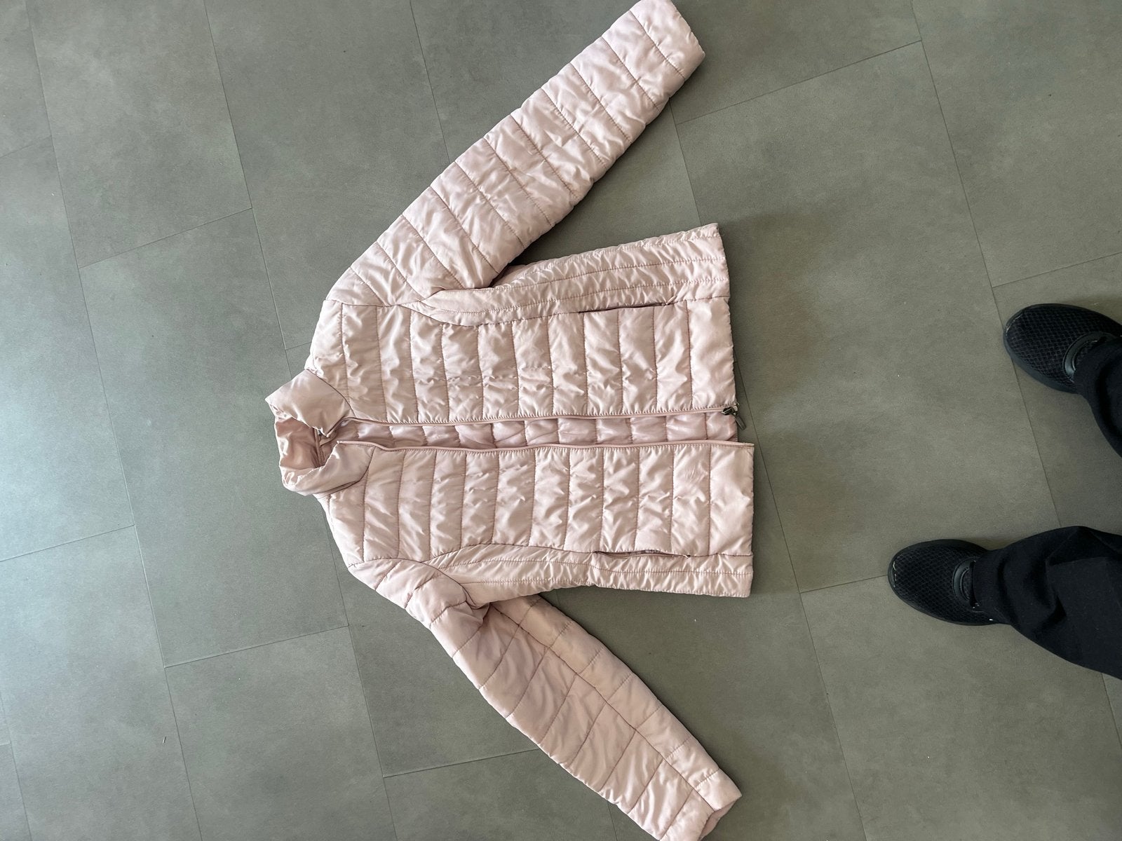 Roze gewatteerde jas, Kleding | Dames, Ophalen of Verzenden, Zo goed als nieuw, Maat 38/40 (M), Roze