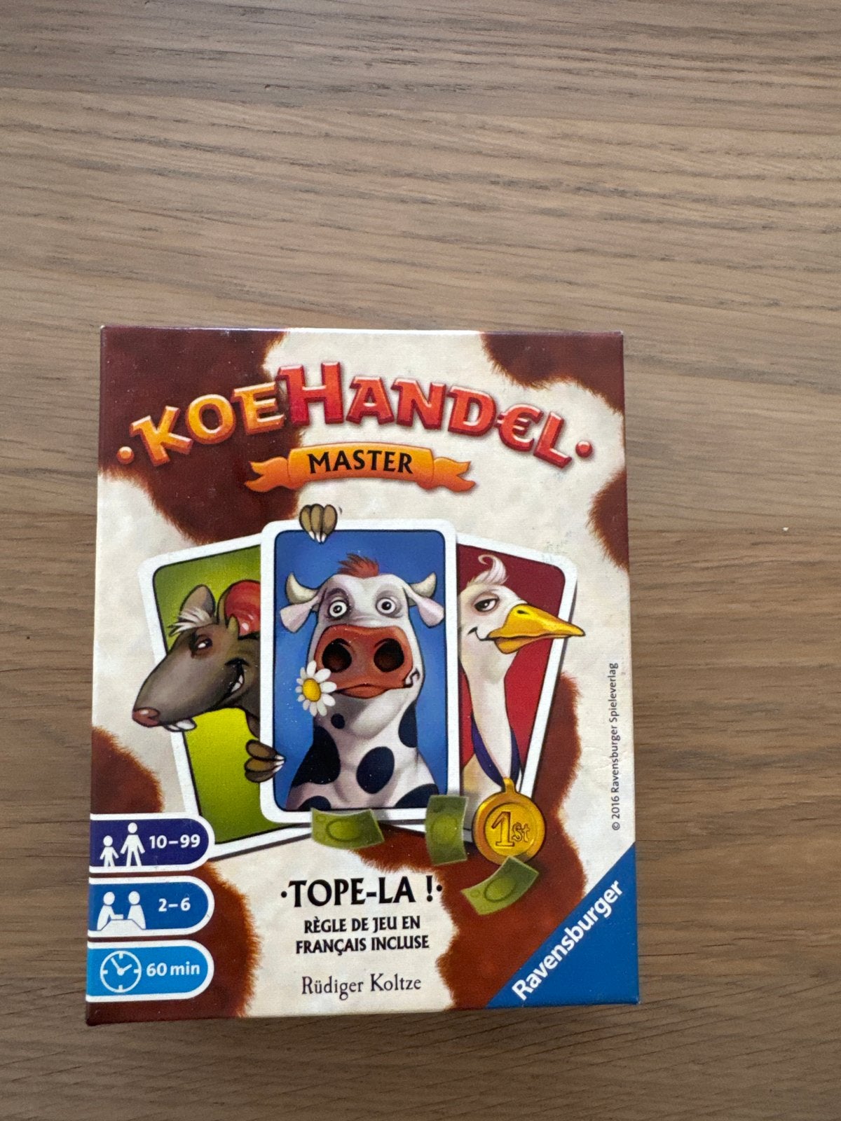 Koehandel Master - Ravensburger kaartspel, Een of twee spelers, Ophalen of Verzenden, Zo goed als nieuw
