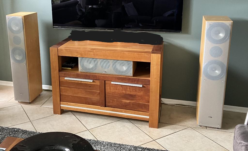 Hi-End Magnat Dolby Surround Speaker Set - 75 kHz Tweeters, Gebruikt, Magnat, Ophalen of Verzenden, 120 watt of meer