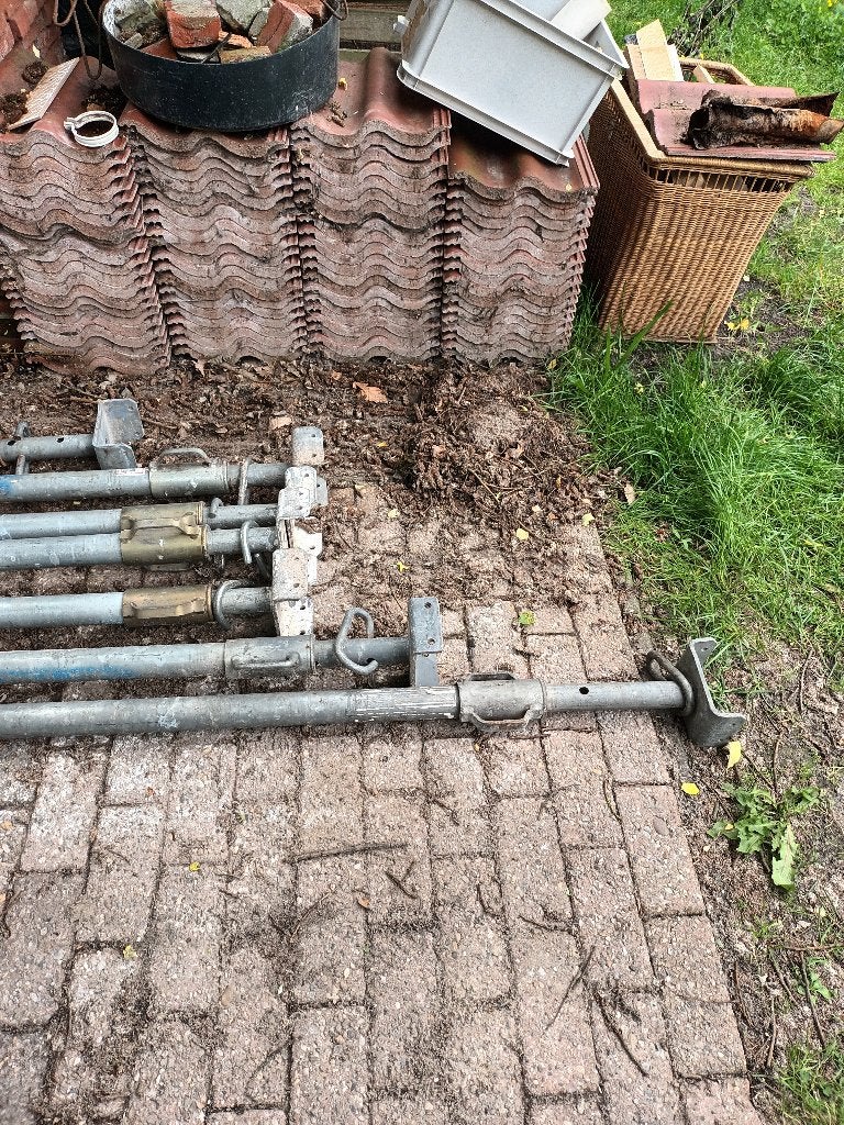 bouw stempels, Doe-het-zelf en Verbouw, Ophalen, Gebruikt, Gevelsteiger, Minder dan 2 meter