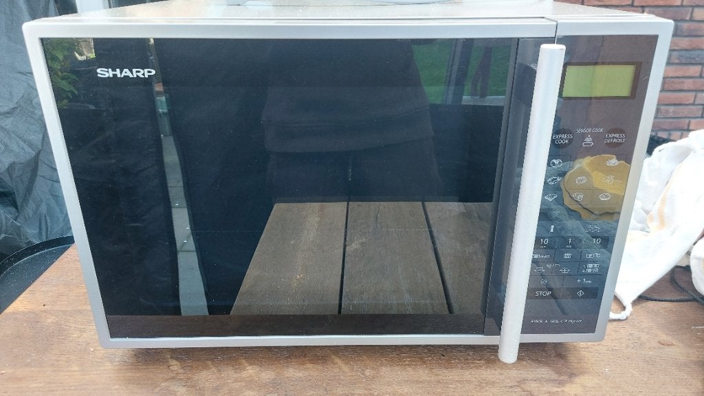 Comi oven magnetron, Ophalen, Combimagnetron, Zo goed als nieuw, Draaiplateau