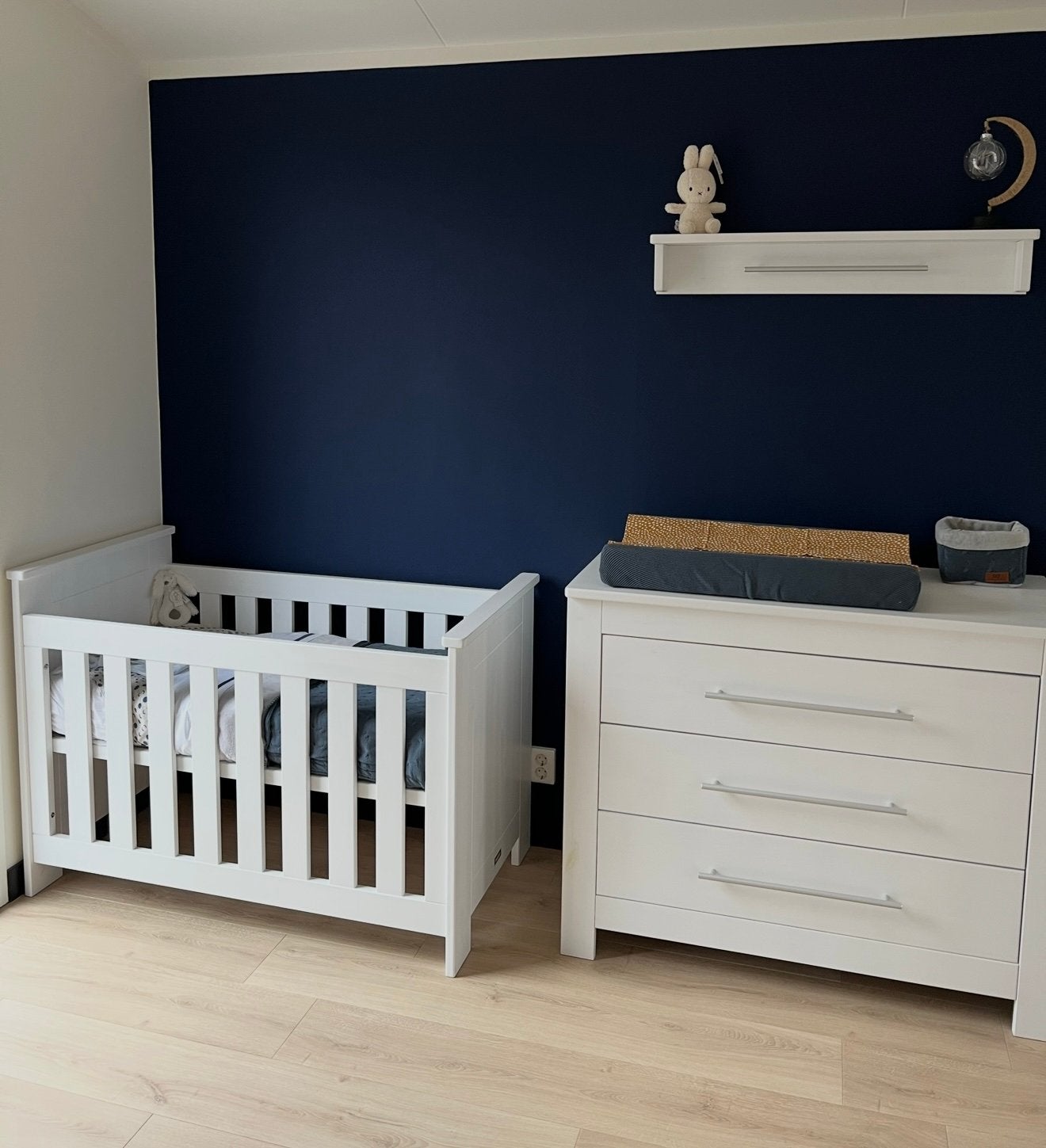 Babykamer Bopita Whitewash, Kinderen en Baby's, Ophalen, Zo goed als nieuw, Jongetje of Meisje