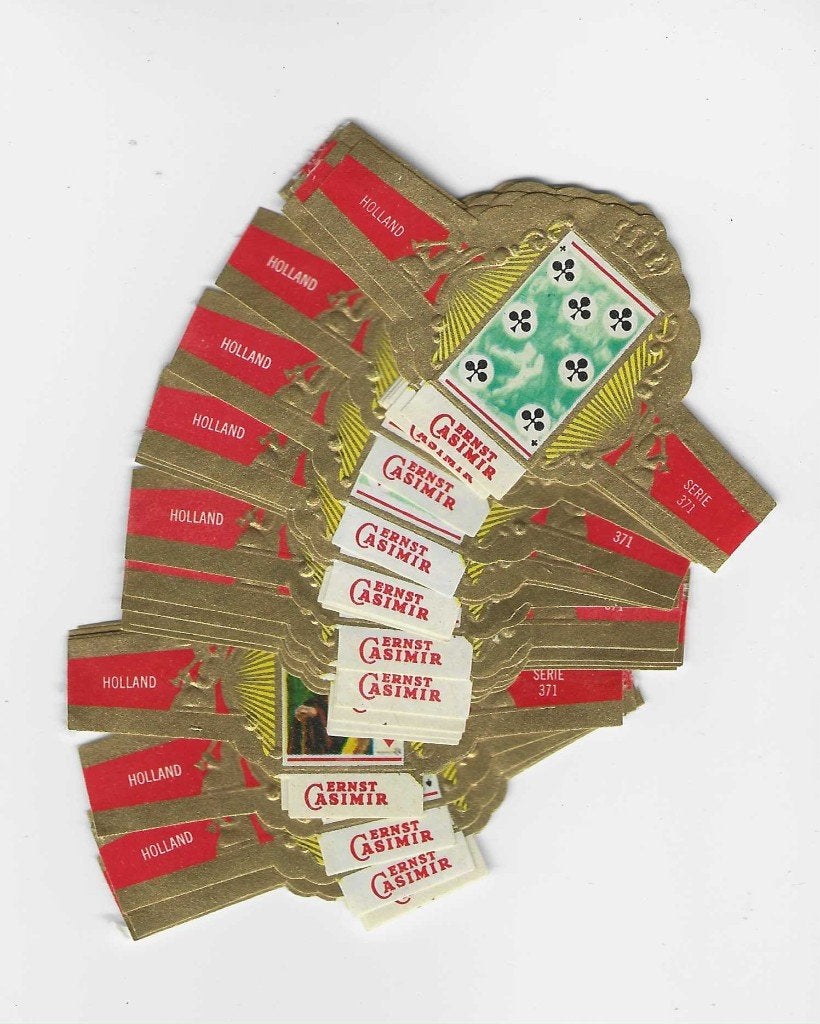reeks 5026  kaartspel  1-32   sigarenbanden, Ophalen of Verzenden, Zo goed als nieuw, Sigarenbandjes