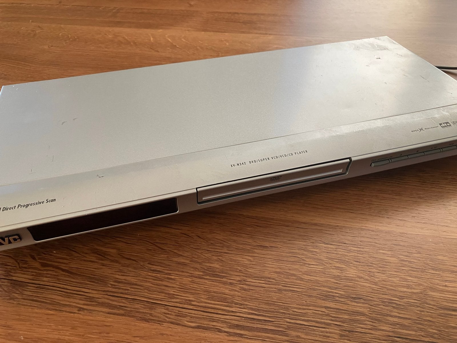 JVC XV-N342 DVD/Super VCD/CD-speler  met AB Zilver, Ophalen of Verzenden, Gebruikt, Dvd-speler, JVC