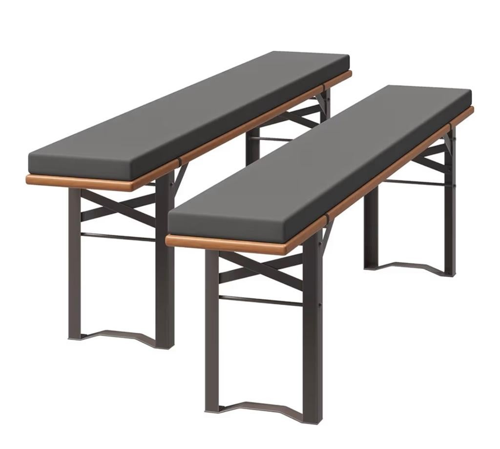 Set vsn 2 kussens picknicktafel of biertafel. NIEUW, Ophalen of Verzenden, Zo goed als nieuw
