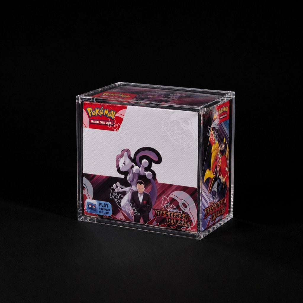 Acryl Display Case voor Pokémon Boosterbox, Ophalen of Verzenden, Nieuw, Boosterbox