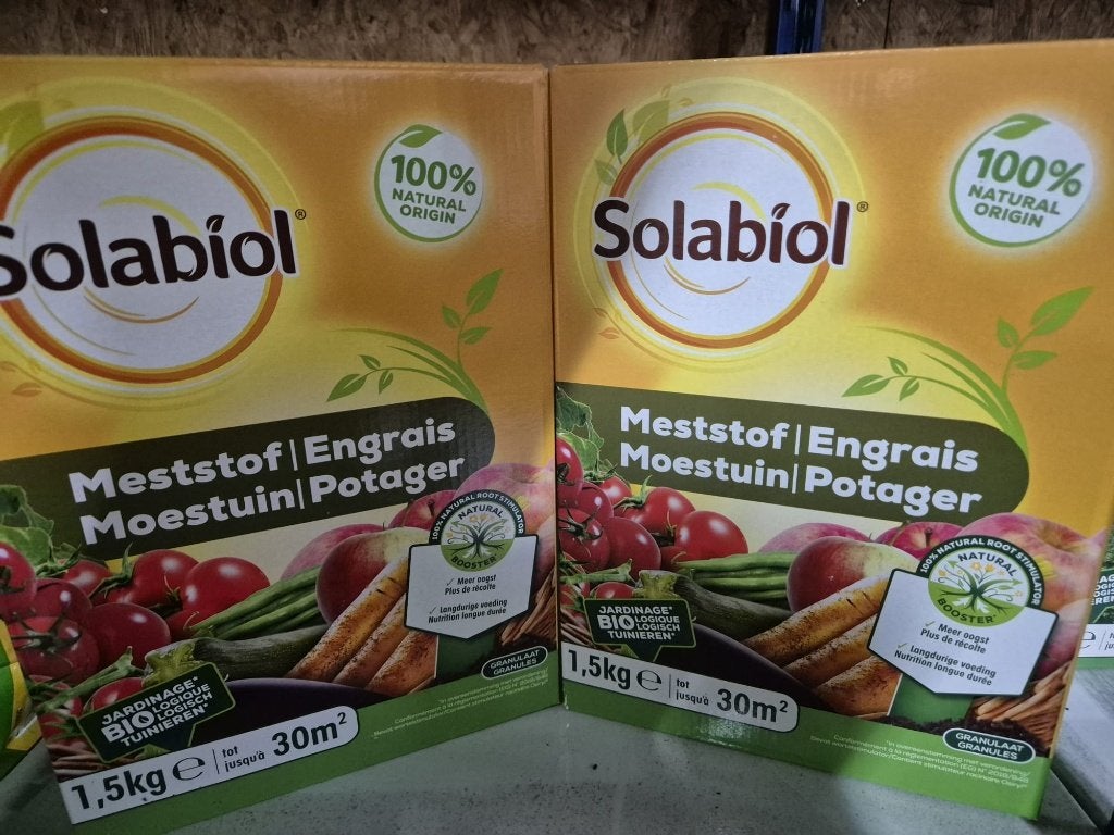 Opruiming! moestuin meststof 2 doosjes, Verzenden