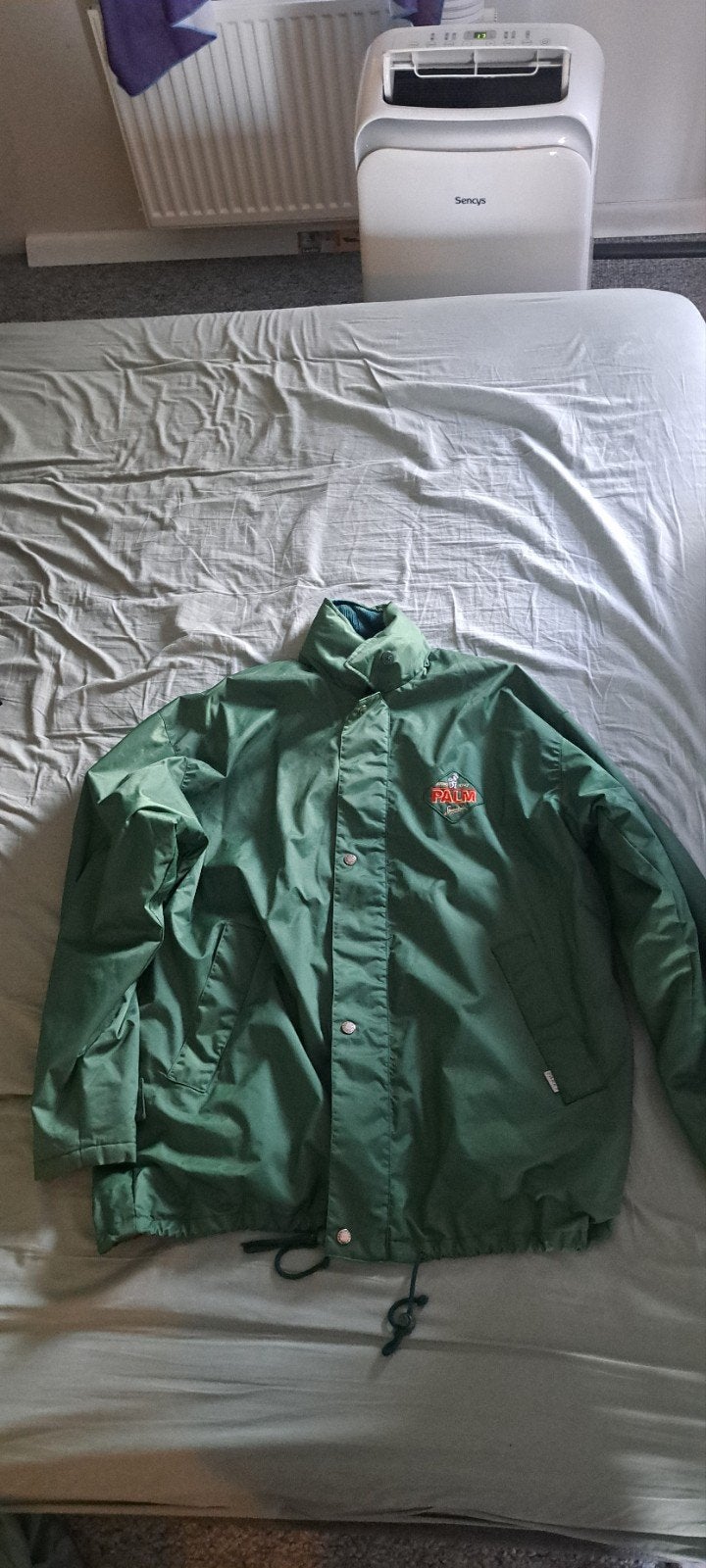 Super retro jas Brouwerij Palm oldskool logo zgan maat L, Maat 52/54 (L), Ophalen of Verzenden, Zo goed als nieuw, Brouwerij Palm