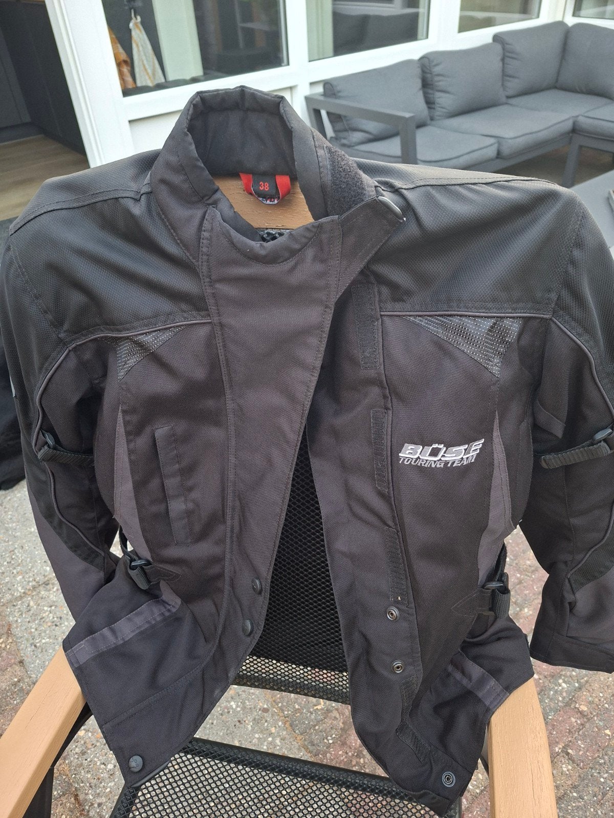 Büse Touring Team motorjas en Airvent motorbroek (maat 38), Motoren, Kleding | Motorkleding, Ophalen, Tweedehands, Dames, Combipak