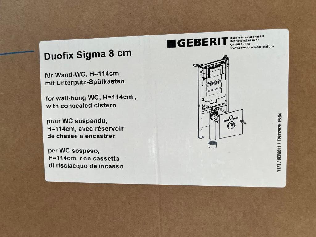 Geberit Sigma 8cm (nieuw), Ophalen, Nieuw, Toilet