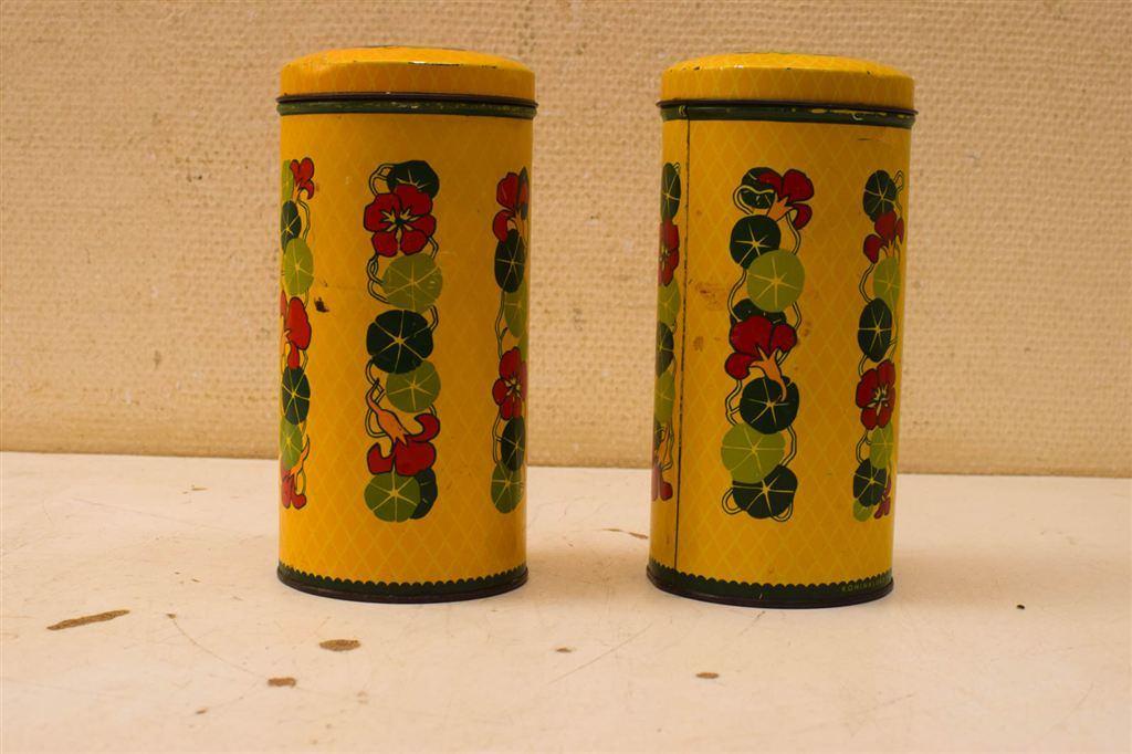 2 stuks Koninklijke verkade Beschuitblik 49908, Verzamelen, Blikken, Ophalen of Verzenden, Gebruikt, Koek(jes), Verkade
