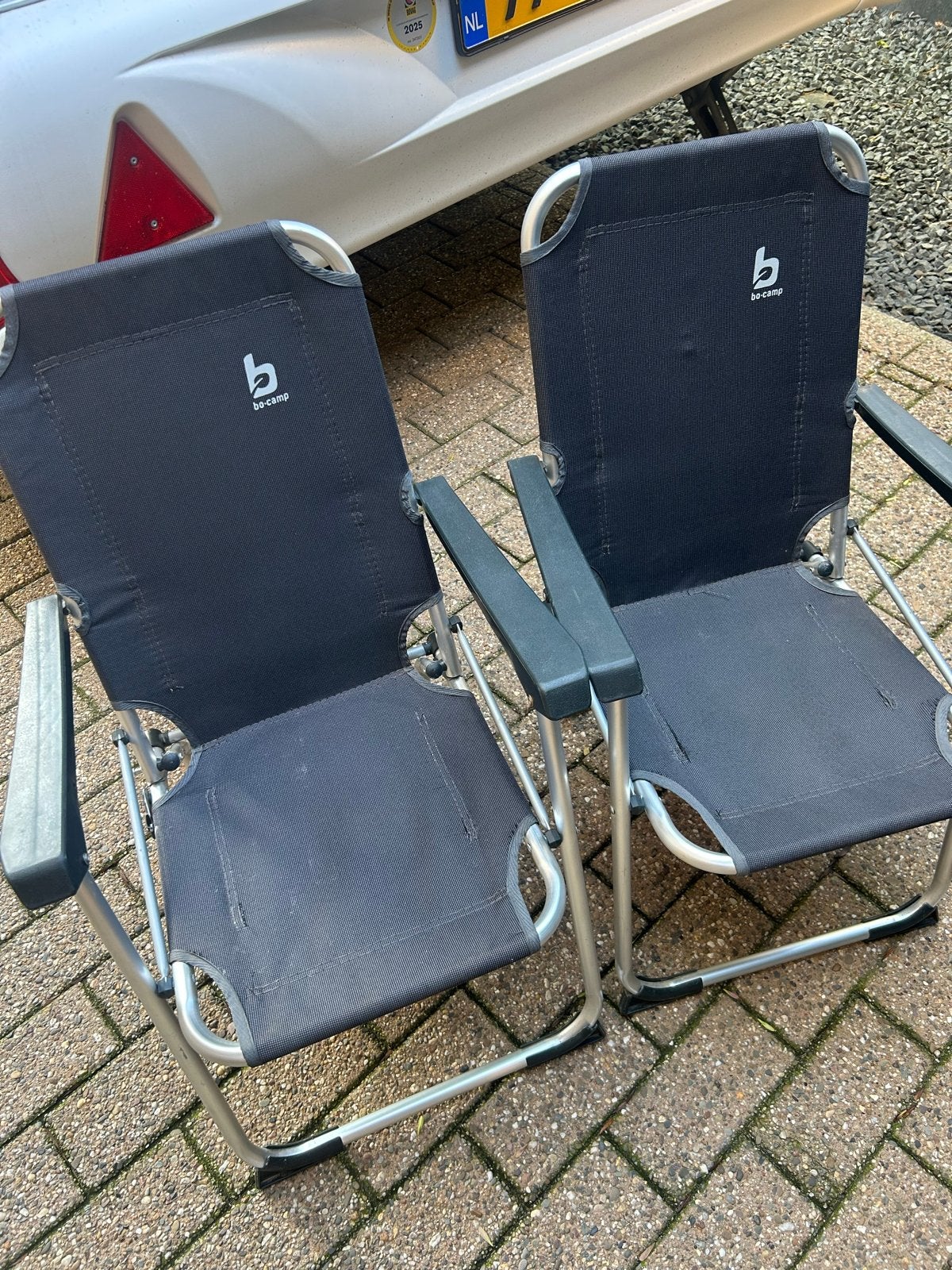 2x Bo-camp campingstoelen voor kinderen, Caravans en Kamperen, Kampeermeubelen, Ophalen, Zo goed als nieuw, Campingstoel