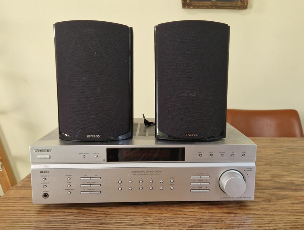 Sony Audio/Video Control Center met Energy Connoisseur CB-5, Ophalen