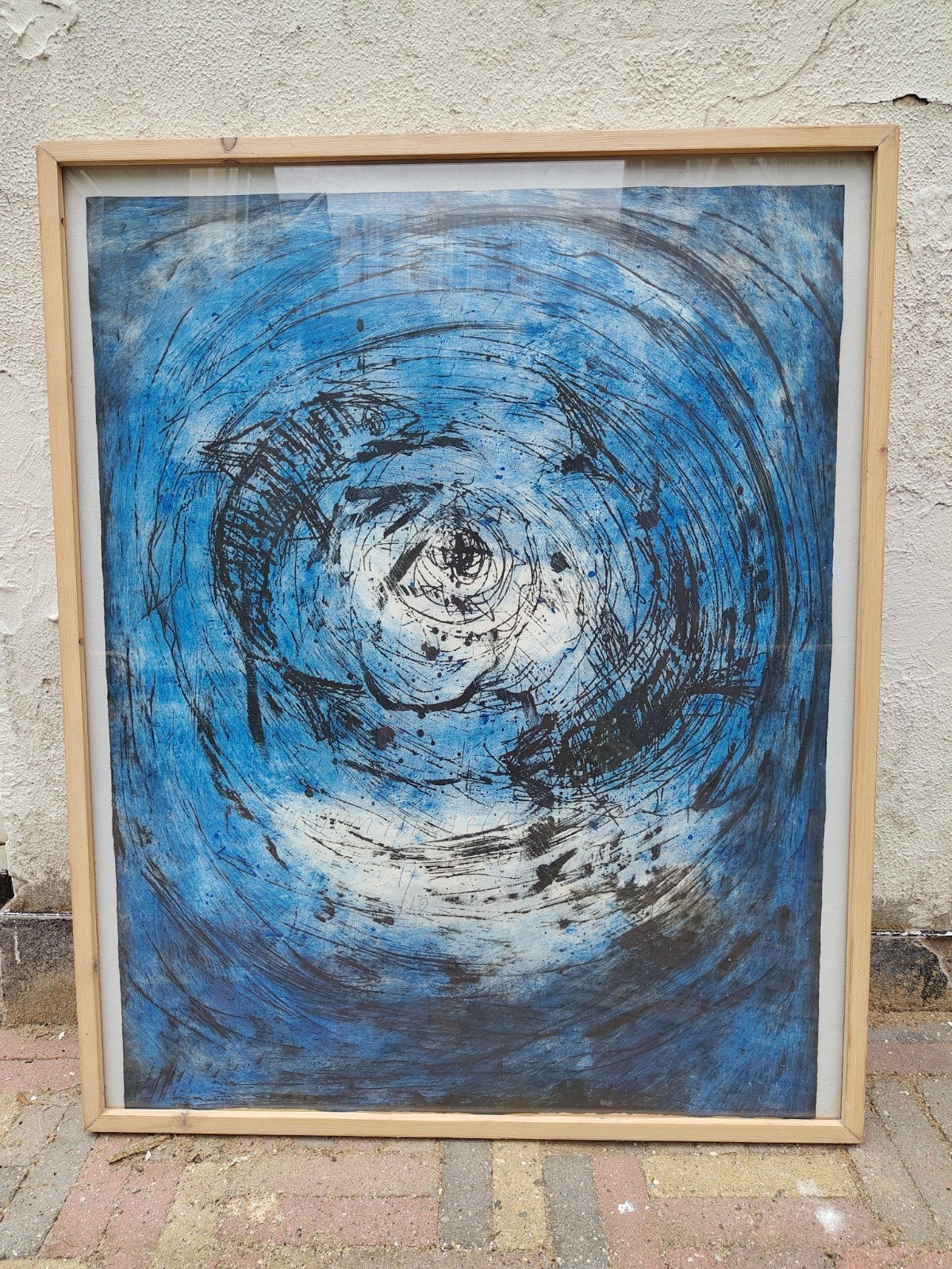 Kunst poster ingelijst, Antiek en Kunst, Kunst | Schilderijen | Klassiek, Ophalen